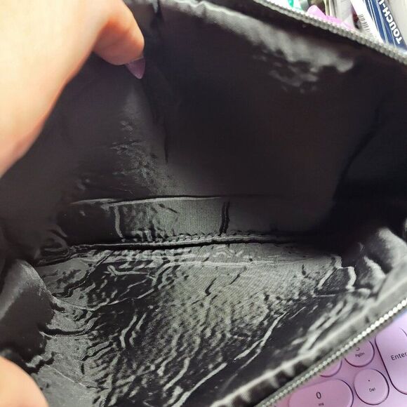 Black Cat Floral Butterfly Make-up Bag - Picture 3 of 3